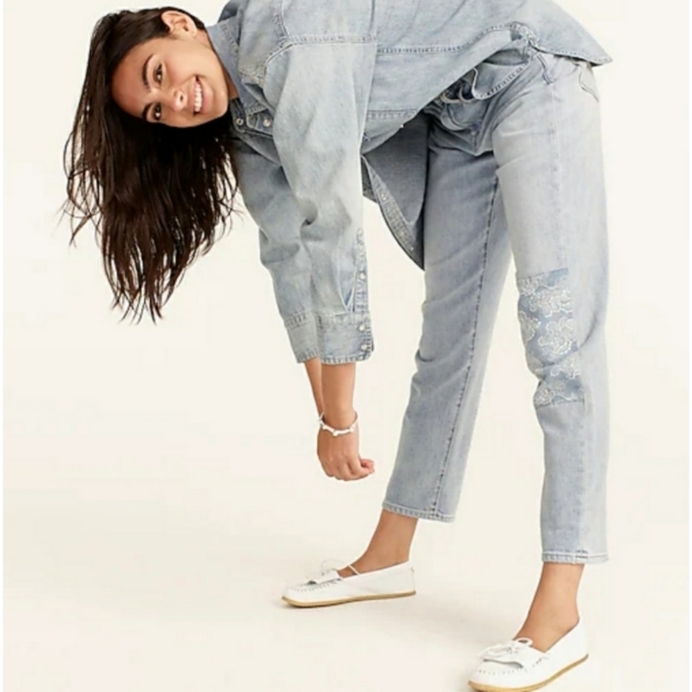 25. J.Crew Tall slouchy boyfriend jean in Norwich wash